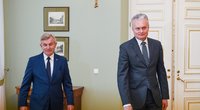 Prezidento ir Seimo pirmininko susitikimas (nuotr. Fotodiena/Matas Baranauskas)  