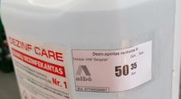 Šokiravo kaina – už dezinfekcinį skystį prašo 50 eurų (nuotr. skaitytojo)