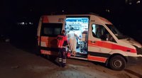 Per gaisrą D. Gerbutavičiaus gatvėje nukentėjo vyras (nuotr. tv3.lt)
