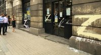 Ispanijoje sulaikytas rusas vandalas, tepliojęs Barselonoje „Z“ ir „V“ raides (nuotr. Telegram)