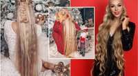 Lietuvaitė Ieva Voveris pasidalino tobulų plaukų paslaptimis  (tv3.lt fotomontažas)
