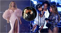 Beyonce su mylimuoju Jay Z ir dukra Blue Ivy (instagram.com ir SCANPIX nuotr. montažas)