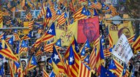 Protestai Katalonijoje (nuotr. SCANPIX)