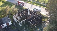  Šiaulių rajone gaisre žuvo moteris: nelaimę sukėlė nuolatinis rūkymas lovoje (nuotr. stop kadras)