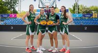 Olimpine svajone gyvenantys Lietuvos 3x3 krepšininkai Europos žaidynėse sieks aukščiausių tikslų. (nuotr. Vytauto Dranginio)