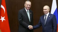 Erdoganas ir Putinas susitiko Kazachstane (nuotr. SCANPIX)