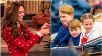 Kate Middleton su vaikais  
