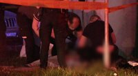 Naktį Šiaulius sukrėtęs 15-metės nužudymas – filmuota medžiaga iš įvykio vietos (nuotr. stop kadras)