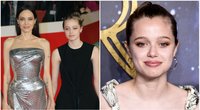 Angelinos Jolie dukra Shiloh nustebino drastiškais išvaizdos pokyčiais: nusiskuto plaukus (nuotr. SCANPIX)