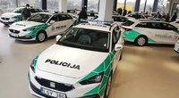 Pasižvalgykite: policijos „šeimą“ papildė per 100 naujų automobilių (nuotr. Fotodiena/Justino Auškelio)