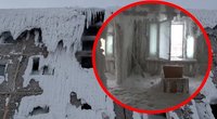 Rusijoje daugiabutis sušalo į ledą: neįtikėtina – ten vis dar gyvena žmonės (nuotr. VK.com)