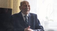 103-ąjį gimtadienį atšventęs Simonas Laukaitis (nuotr. Kas vyksta Kaune / R. Tenio)  
