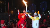 Pjongčango žiemos olimpiados ugnis atgabenta į Seulą (nuotr. SCANPIX)