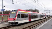 Traukinys Šveicarijoje (nuotr. SCANPIX)