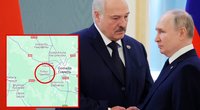 Baltarusija šalia sienos su Ukraina stato karinį miestelį (tv3.lt fotomontažas)