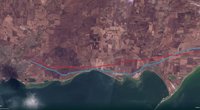 Rusija tiesia naują greitkelį į okupuotą Mariupolį  (nuotr. planet.com)  
