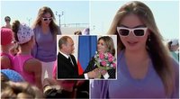  	Viešumoje pirmą kartą po taikytų sankcijų pastebėta Putino meilužė Alina Kabajeva (nuotr. socialinių tinklų)