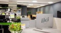 Atnaujinta IKI parduotuvė su atviromis darbo erdvėmis   