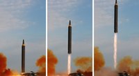 Šiaurės Korėjos branduolinių raketų bandymai 2017-aisiais (nuotr. SCANPIX)