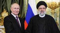 Susitikime su E. Raisi V. Putinas gyrė savo šalies santykius su Iranu (nuotr. SCANPIX)