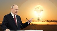 Karštai su tv3.lt. Ar į kampą užspeistas Putinas panaudos branduolinį ginklą? (nuotr. SCANPIX) tv3.lt fotomontažas
