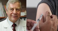 V. Usonis apie vakciną nuo koronaviruso (tv3.lt fotomontažas)