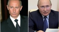 Vladimiras Putinas anksčiau ir dabar (nuotr. tv3.lt fotomontažas)  