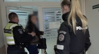  Nufilmavo agresyvios pacientės siautėjimą: puolė medikus, neišgąsdino net pareigūnai (nuotr. stop kadras)