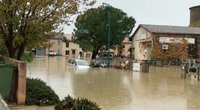Potvyniai Prancūzijoje ir Italijoje (nuotr. stopkadras)  