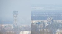 Donecko oro uosto bokštas neatlaikė artilerijos smūgių (nuotr. „VK.com“)