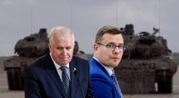 Kasčiūnas ir Anušauskas apie vokiečių karių finansavimą: jie suplanuoti „iš dalies“ (tv3.lt koliažas)