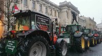 Traktoriai Gedimino prospekte (nuotr. tv3.lt)