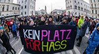 Organizatoriai: Vokietijoje per 1,4 mln. žmonių protestavo prieš kraštutinę dešinę (nuotr. SCANPIX)