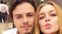 Lindsay Lohan ir Egoras Tarabasovas (nuotr. Instagram)
