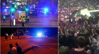 Anglijoje per Arianos Grande koncertą driokstelėjęs sprogimas užmušė 19 žmonių  (nuotr. SCANPIX) tv3.lt fotomontažas
