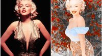 Marilyn Monroe ir Jasmine Chiswell (nuotr. Instagram)