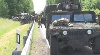 Asociatyvi nuotr. Prienų rajone amerikiečių kariai patyrė didelę avariją (nuotr. TV3)