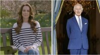 Kate Middleton, karalius Karolis III (instagram.com ir SCANPIX nuotr. montažas)