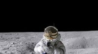  Buvęs JAV astronautas neseniai atskleidė Mėnulio paviršiuje palikęs vaizdo kamerą.  (NASA nuotr.)