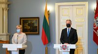 G. Nausėda patvirtino I. Šimonytės Vyriausybės sudėtį (nuotr. Roberto Dačkaus)