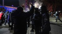 Ukrainos protestuotojų ir policijos susirėmimai (nuotr. Scanpix)  