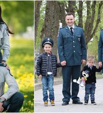 Nepaliks abejingų: policininkų šeimos – uniformuoti mylimieji ir vaikai 