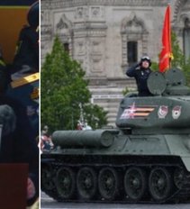 Žlugęs Putino pasididžiavimas – kariniame parade parodė vos vieną tanką