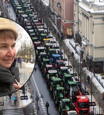 Vilniečiai – apie ūkininkų protestą: „Gerai gyvena, ne su arkliais atvažiuoja“