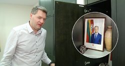 Darbo partijos pirmininkas nuėmė Nausėdos portretą savo kabinete – įsižeidė dėl replikų apie „MG Baltic“