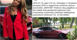 „Instagram“ žvaigždė Angelė prašo pagalbos: Palangoje pavogtas prabangus BMW