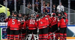 Pasaulio ledo ritulio čempionato ketvirtfinalyje – čekų ir kanadiečių pergalės