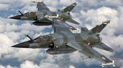 Prancūzijos naikintuvai „Mirage 2000“ (nuotr. Organizatorių)