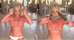 Naujas Britney Spears vaizdo įrašas sukėlė nerimą gerbėjams (nuotr. stop kadras)