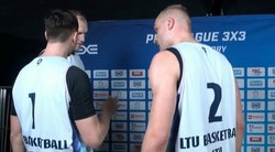 Lietuvos 3x3 krepšinio rinktinė po pratęsimo suklupo ketvirtfinalyje (nuotr. stop kadras)